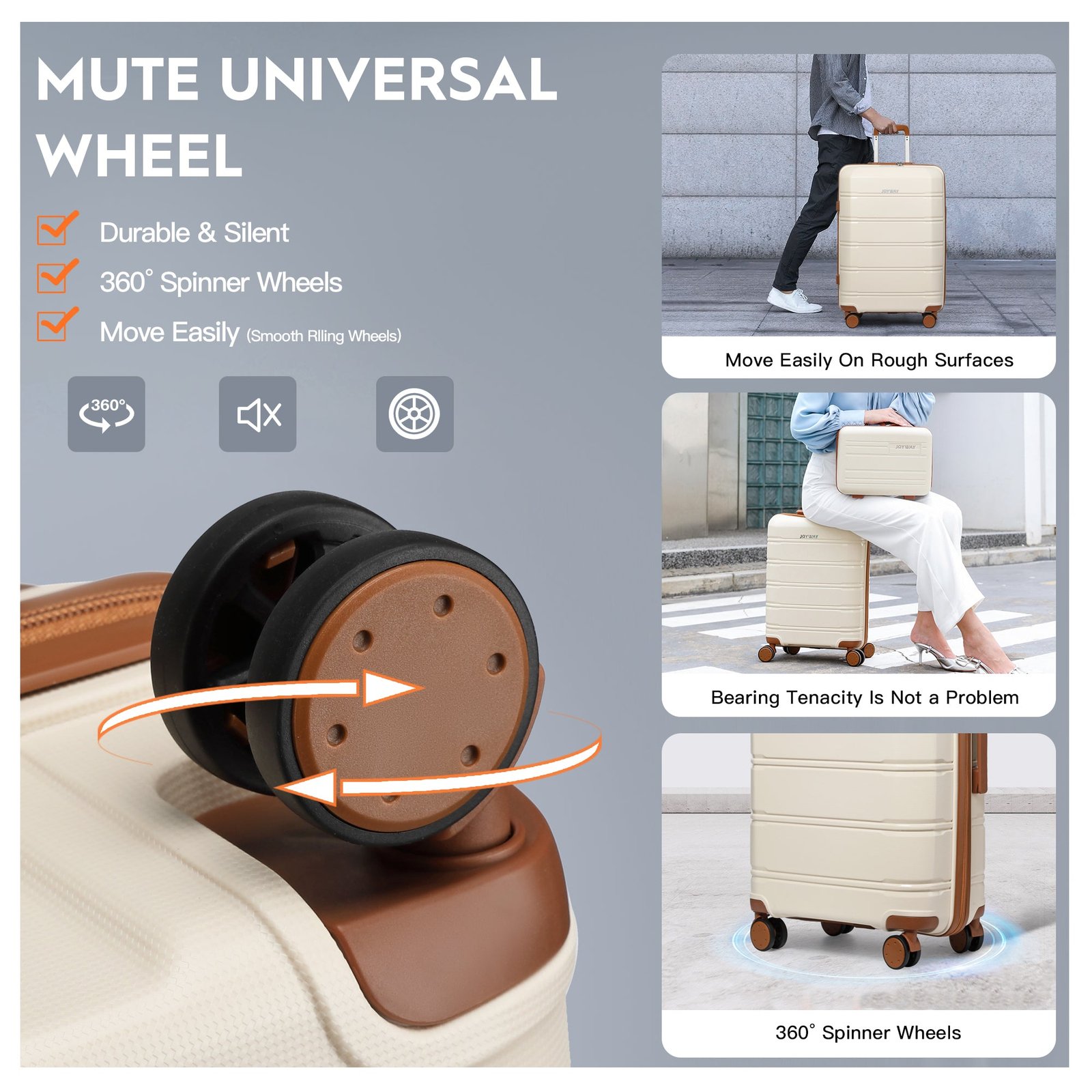 Perfect Travel Luggage 5 Piece Sets TR005 - 图片 7