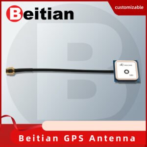 Beitian,GPS antenna 32dB High Gain Cirocomm internal active patch GPS antenna RG174 cable SMA male connector, BA-580 BA-0010