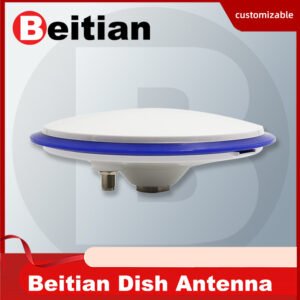 Beitian GNSS four-star full-frequency high-gain measurement and mapping grade RTK GPS mushroom head dish antenna BT-200