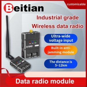 Beitian Industrial-grade Wireless Data Transmission Radio Module GNSS Receiver RTK Power Line Patrol BT-B480
